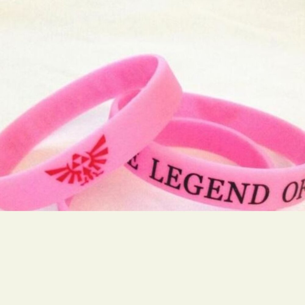 (2) ZELDA Video Game Theme wristband bracelet NINTENDO nes snes retro video game